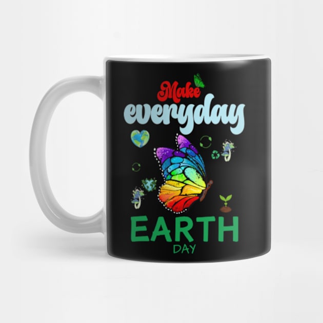 happy funny  earth day 2024 gift april 22 Cute Teacher  Lover Rainbow by graphicaesthetic ✅